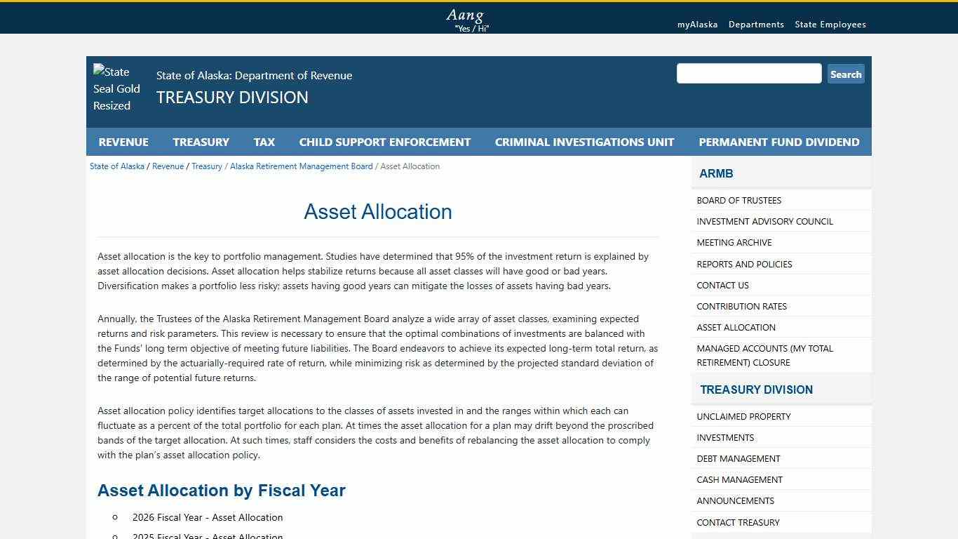 Asset Allocation